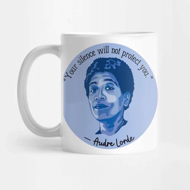Audre Lorde Portrait and Quote by Slightly Unhinged